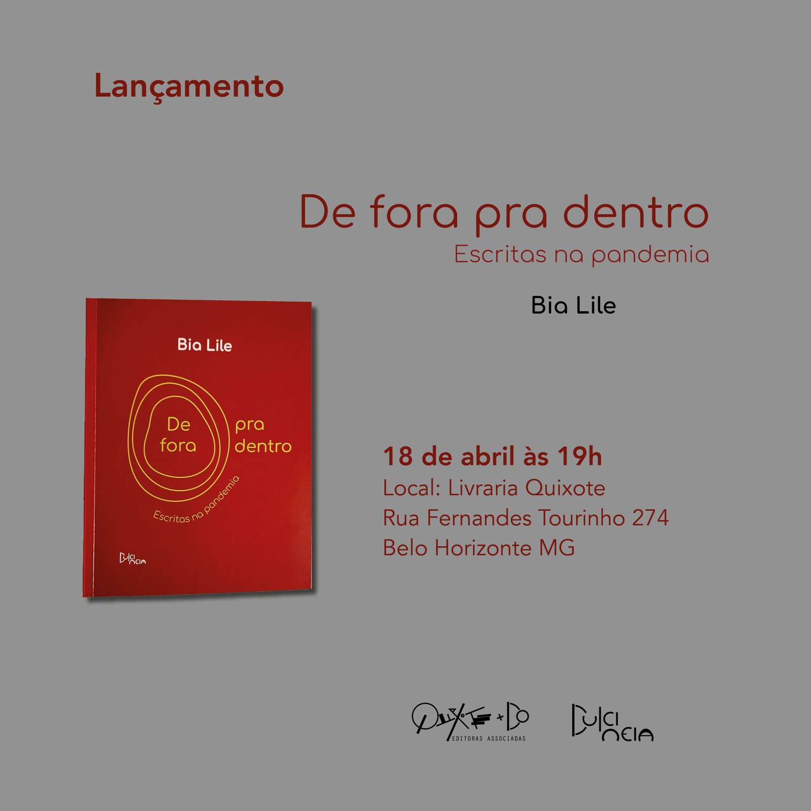 De fora pra dentro: escritas na pandemia 2 De fora pra dentro: escritas na pandemia - Imagem 2